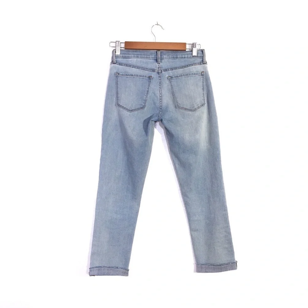 Banana Republic Denim Cuffed Girlfriend Jeans 25